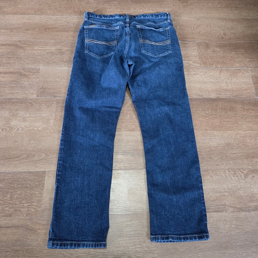 Ariat M1 Legacy Vintage Straight Leg Jeans Mens 33x30 Dark Wash Denim - Picture 2 of 8